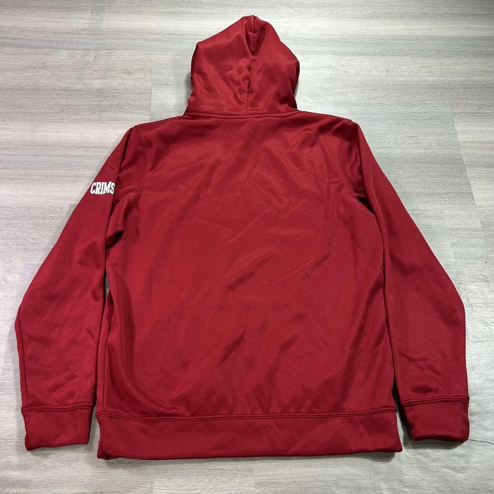 Alabama Crimson Tide Hoodie Mens Medium Red NCAA Football Colosseum Fleece Top